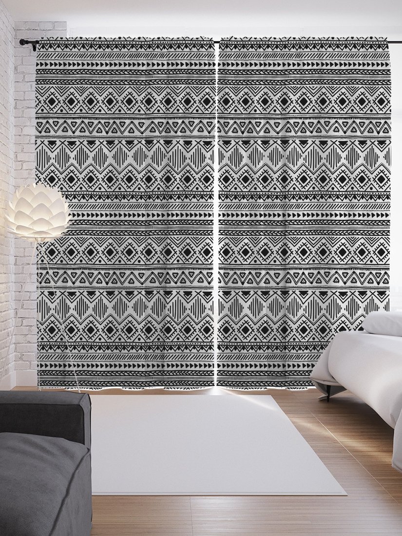 

Комплект штор JoyArty Этнические узоры p_64977 (145x265)