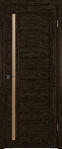 Юркас Лайт 9 ДО 90x200 (дуб шоколад/стекло мателюкс бронза матовое)