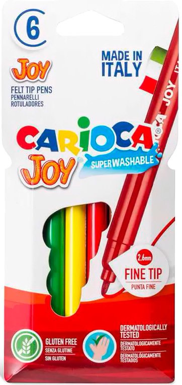 

Фломастеры Carioca Joy 40549 (6 цв)