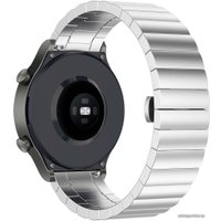 Браслет Rumi Snake металлический блочный 20 мм (серебристый)