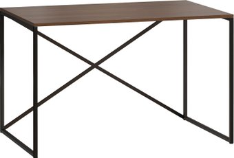 Стол LoftyHome Бервин 3 письменный (коричневый)