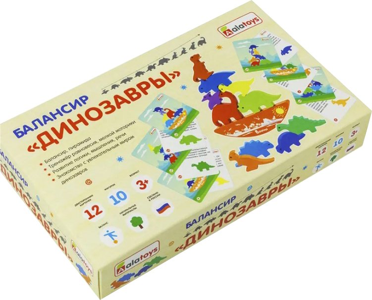 

Балансир Alatoys Балансир. Динозавры БЛ11