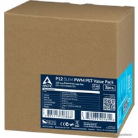 Комплект вентиляторов для корпуса Arctic P12 Slim PWM PST 3 PCS Value Pack ACFAN00275A