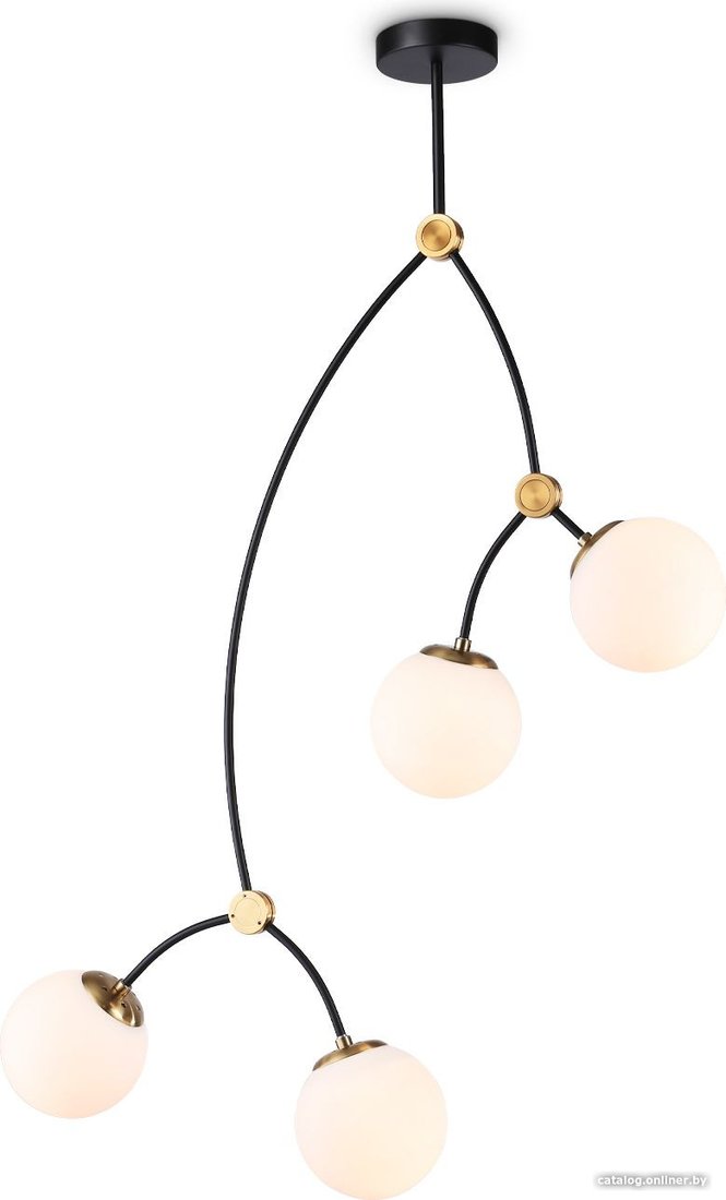 Подвесная люстра Ambrella light Traditional TR2575/4 BK/SB