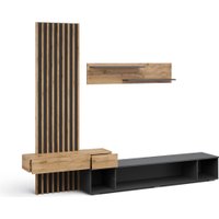 Шкаф-купе Империал Риана 2.5м (вотан/антрацит) в Бресте