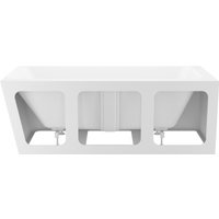 Ванна Wellsee Bromance 170x78 23160401R (пристенная ванна (левая) белый глянец, экран, ножки, сифон-автомат хром)