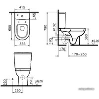 Унитаз напольный Vitra Form 300 (9729B003-1162)
