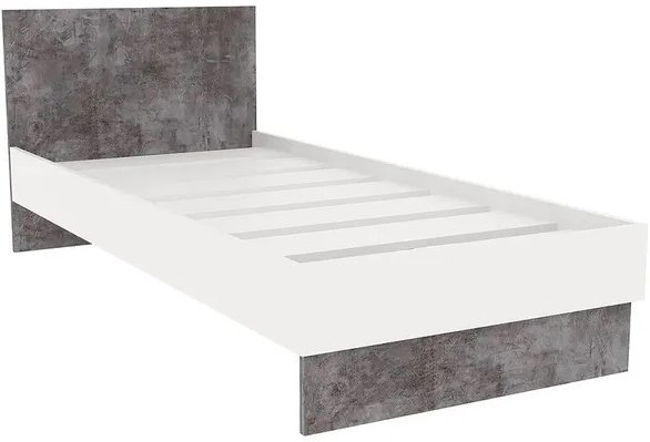 

Кровать Doma Modul 90x200 (белый/камень серый)