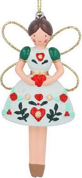 

Елочная игрушка Gisela Graham Alpine Christmas Альпийская фея 10330_3