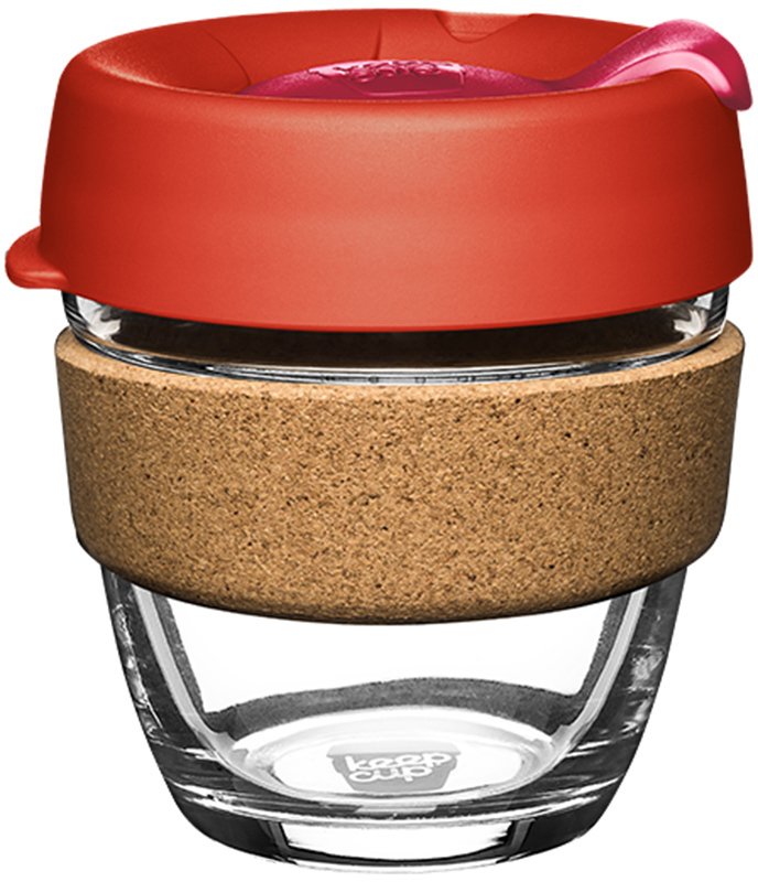 

Многоразовый стакан KeepCup Brew Cork S Daybreak 227мл (красный)