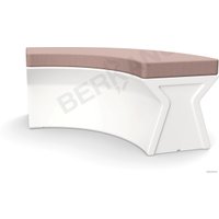 Скамейка Berkano X-seat Arc 230_019_03 (белый/кофейный)