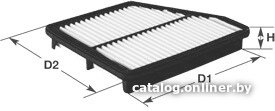 

Воздушный фильтр Clean filters MA3083