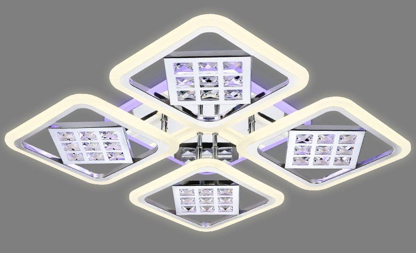 

Припотолочная люстра Ambrella light FA288/4 CH (хром)