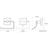 Держатель для туалетной бумаги Bemeta 132112042
