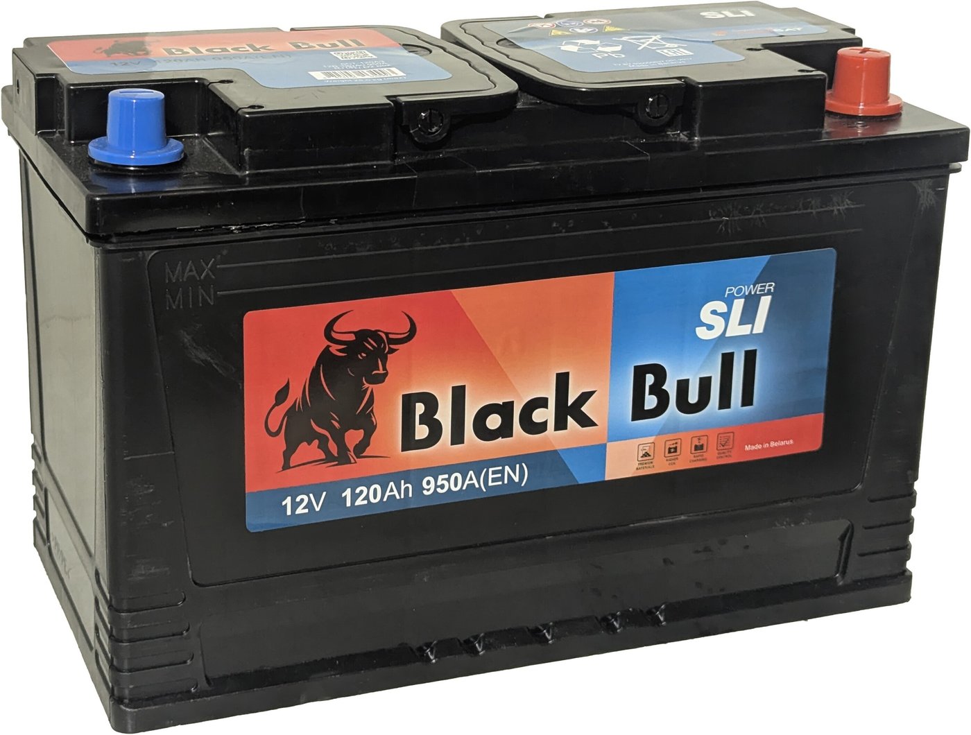 Автомобильный аккумулятор Black Bull R+ (120 А·ч)