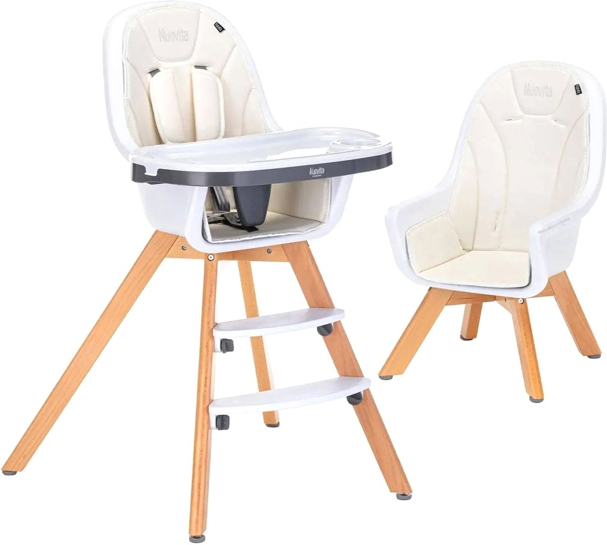 

Высокий стульчик Nuovita Gourmet (молочный)