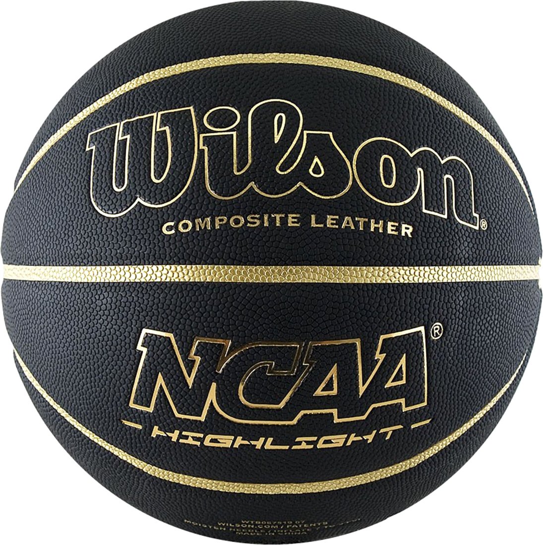 

Баскетбольный мяч Wilson NCAA Highlight Gold WTB067519XB07 (7 размер)