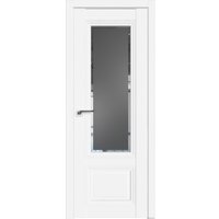Межкомнатная дверь ProfilDoors 2.103U L 60x200 (аляска, стекло square графит)