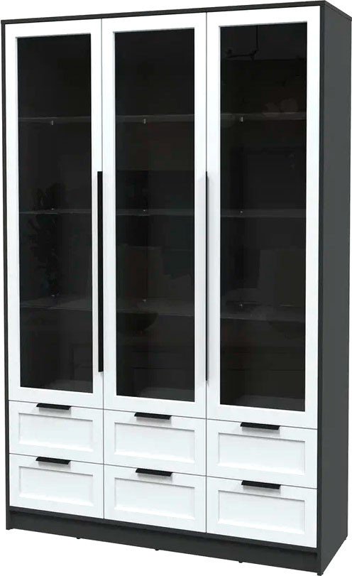 

Шкаф-витрина Интерлиния Концепт Тренд КТ-ШВ3 (антрацит/белый)