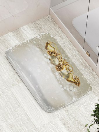 Коврик для ванной JoyArty Рождественские колокольчики bath_21440