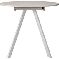 Кухонный стол Древпром М156 Пралеска ДП1-02-11 (шелковый камень/белый матовый) в Гродно