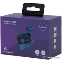 Наушники AccesStyle Indigo II TWS (темно-синий)