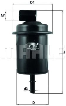

Топливный фильтр Mahle Knecht KL453