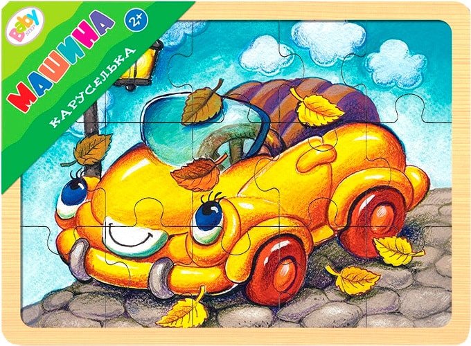 

Мозаика/пазл Step Puzzle Каруселька. Машина
