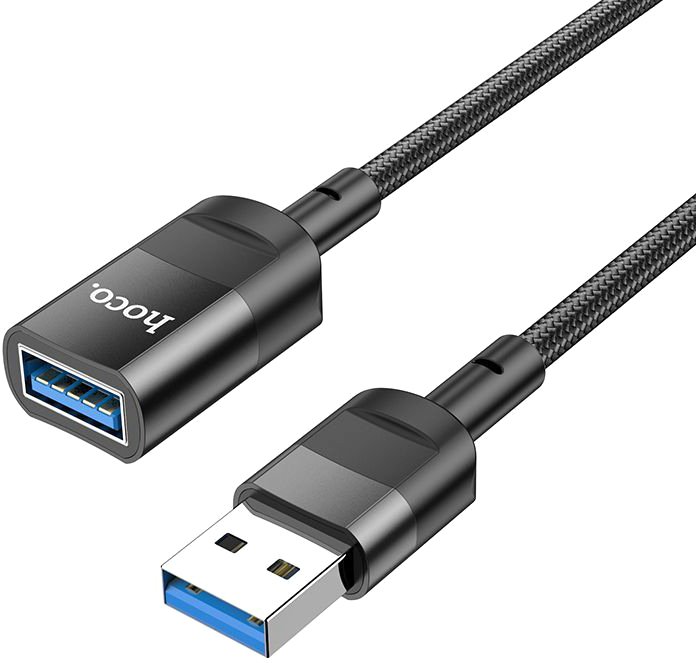

Кабель Hoco U107 USB Type-A - USB Type-A (1.2 м, черный)