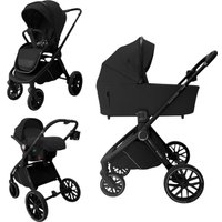 Универсальная коляска Bubago Gaudi Classic 3в1 BG 212-3 (черный)