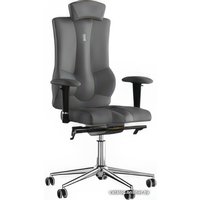 Офисное кресло Kulik System Elegance (экокожа, серый с подголовником)
