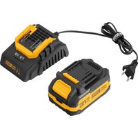 Угловая шлифмашина Denzel AGH-BL-20-125 (с 1-им АКБ)