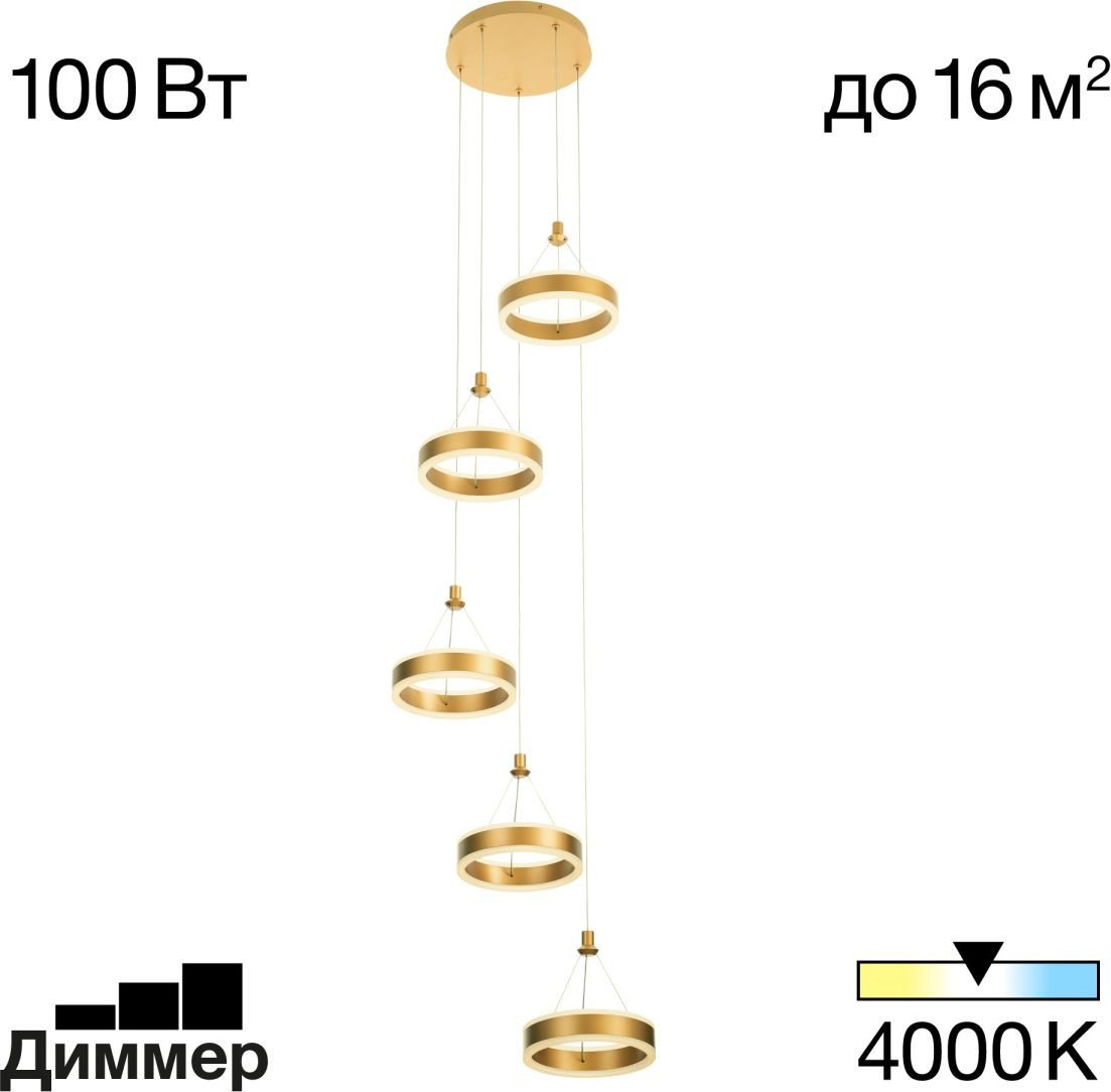 

Припотолочная люстра Citilux Дуэт CL719052