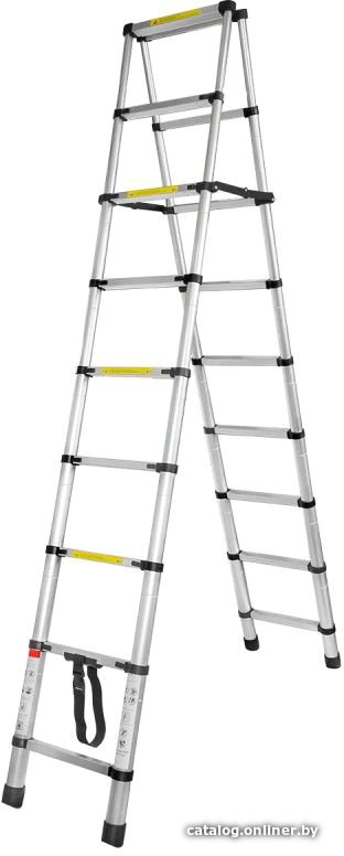 Лестница-стремянка ForceKraft BL-TA260 (2x8 ступеней)