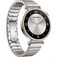 Умные часы Huawei Watch GT 4 41 мм + Huawei Freebuds SE (серебристо-золотой)