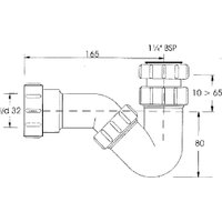 Сифон McAlpine MRBD2
