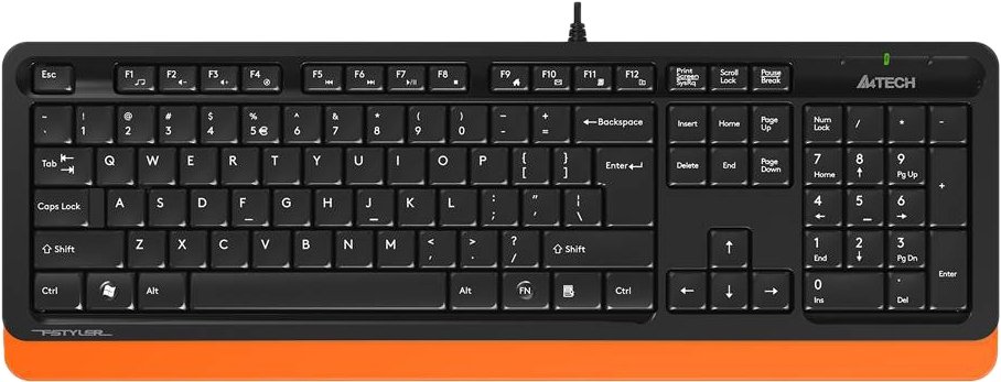 

Клавиатура A4Tech Fstyler FK10 (черный/оранжевый)