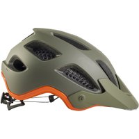 Cпортивный шлем Bontrager Rally WaveCel (L, зеленый/оранжевый)