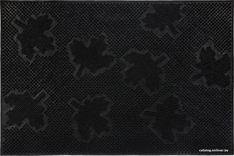 Придверный коврик Vortex Клен 40x60 22463 (черный)