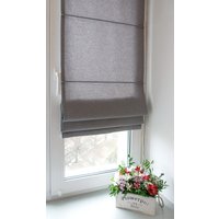 Мини римская штора Delfa Roman СШД-01М 170/8218 81x160 (серый)