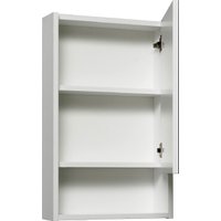  Runo Шкаф с зеркалом для ванной Микра 40