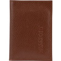 Обложка для паспорта Poshete 604-118M-GNG (рыжий)