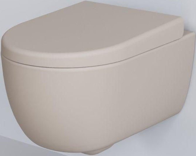 

Унитаз подвесной Ambassador Abner 103T20401R (бежевый матовый, с толстым сиденьем)