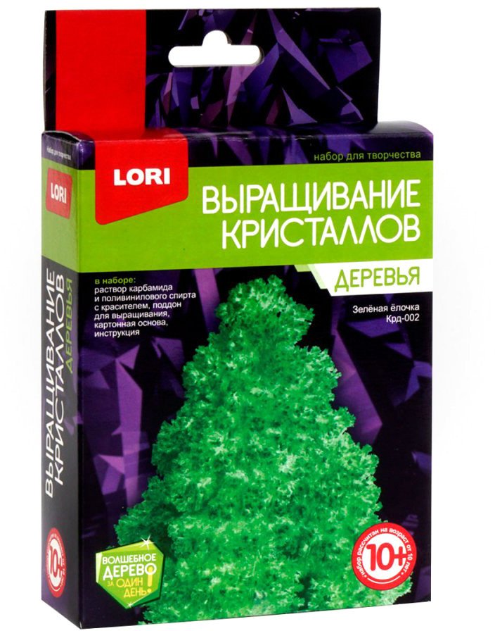 

Набор для опытов Lori Деревья. Зеленая елочка Крд-002