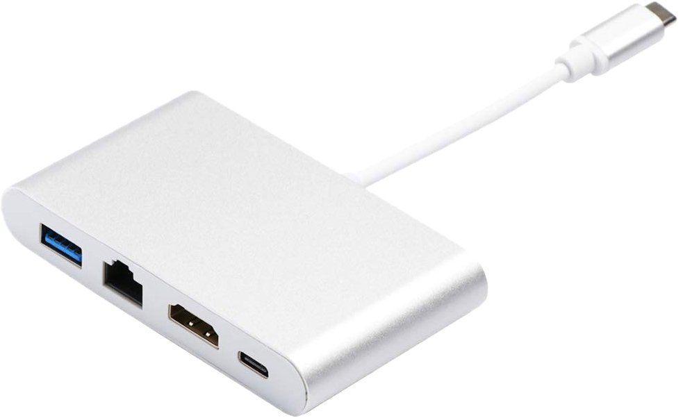 

Док-станция USBTOP USB 3.1 Type-C - HDMI/RJ45/USB Type-C/USB Type-A