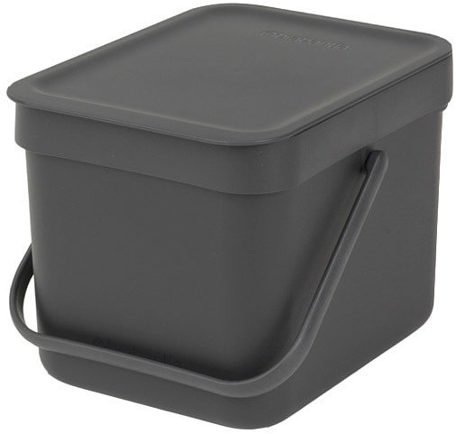

Мусорное ведро Brabantia Sort & Go 6 л (серый)