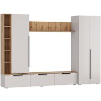 Стенка Олмеко Аккорд 63.02 (кашемир/дуб золотой)