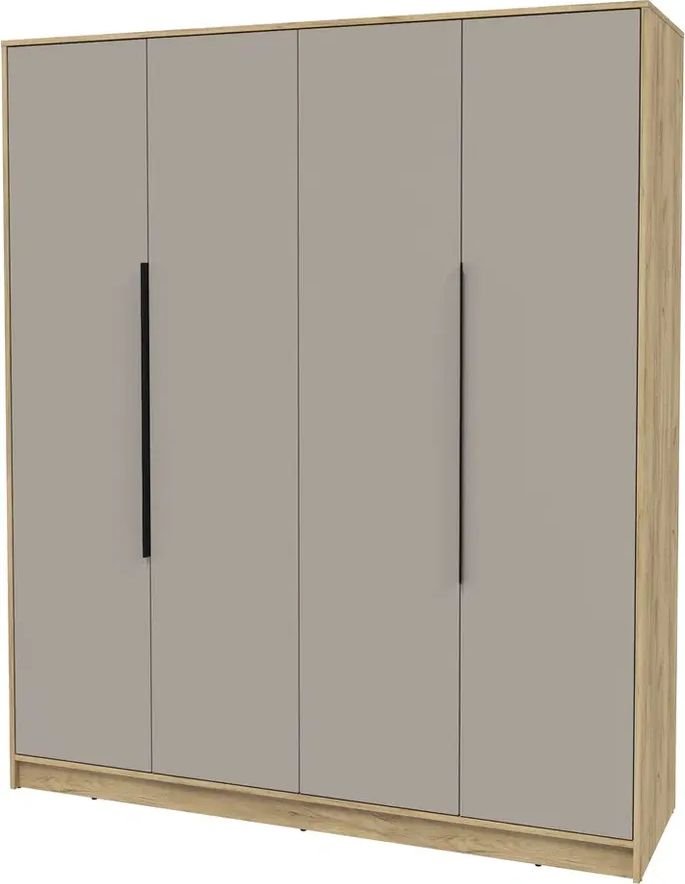 

Шкаф распашной Интерлиния Концепт КТ-Ш4 Глосс (дуб золотой/луна)