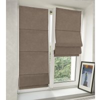 Римская штора Delfa Мини Diamond СШД-01М 554/224 (43x160, серо-бежевый)