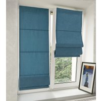 Римская штора Delfa Мини Diamond СШД-01М 554/114 (43x160, синий)